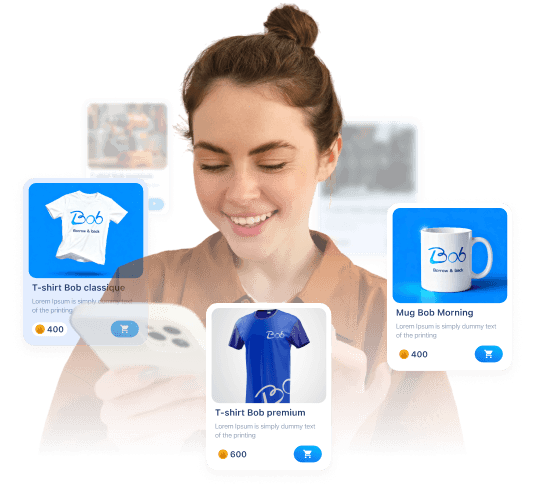 BOB Marketplace App Screenshots